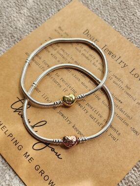 Gold Silver Snake Chain Bracelet
